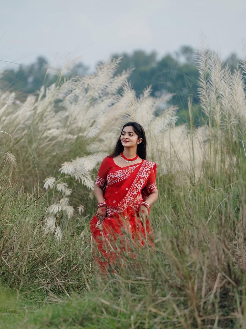 স্পেশাল উমা শাড়ি + ব্লাউজ পিচ (code-19) - Image 6