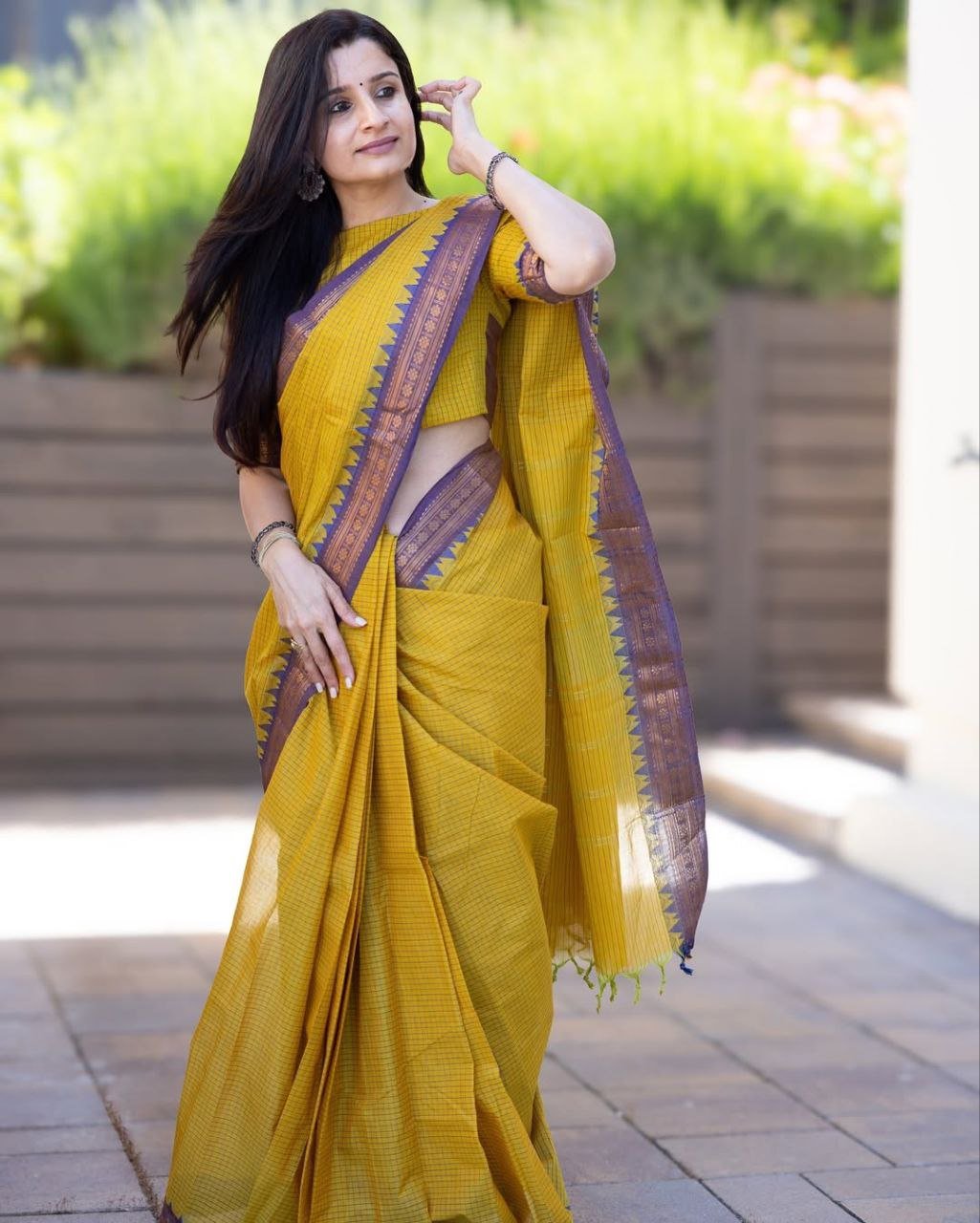 অরিজিনাল নকশি পাইর শাড়ি + ব্লাউজ পিছ (code-27) - Image 2